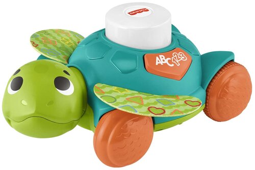 Развивающая игрушка Fisher-Price Ползающая Черепашка Линкималс HDJ17, зелeный