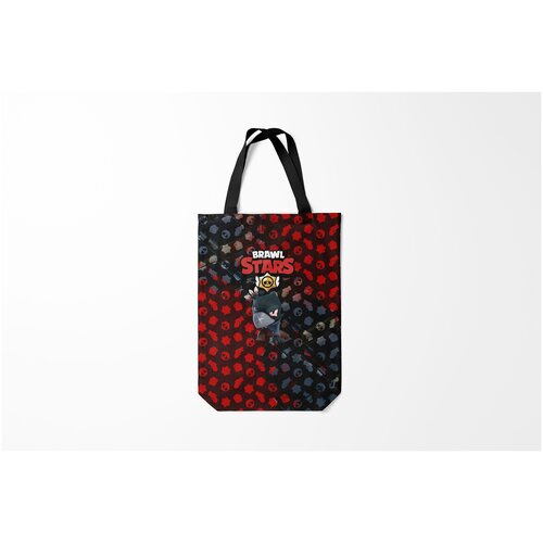 фото Сумка-шоппер / 31х42 см / геймерам / brawl stars crow burnettie