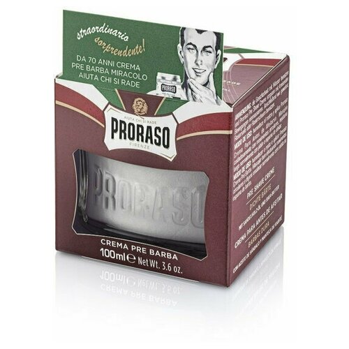 Proraso Red крем до бритья питательный 100 мл крем до бритья proraso питательный 100 мл