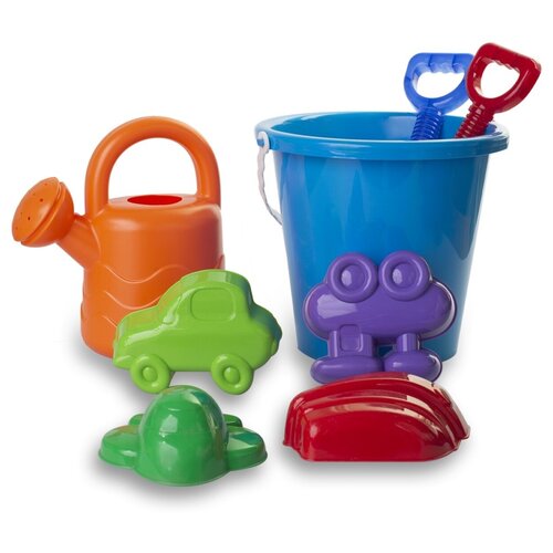 Купить Детский игровой набор для песочницы, Ярик, оранжевый/зеленый/синий/красный/желтый, пластик