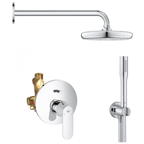 Душевая система Grohe Eurosmart Cosmopolitan, ручной душ Stick, хром hansgrohe смеситель grohe eurosmart cosmopolitan 32842000 для кухни