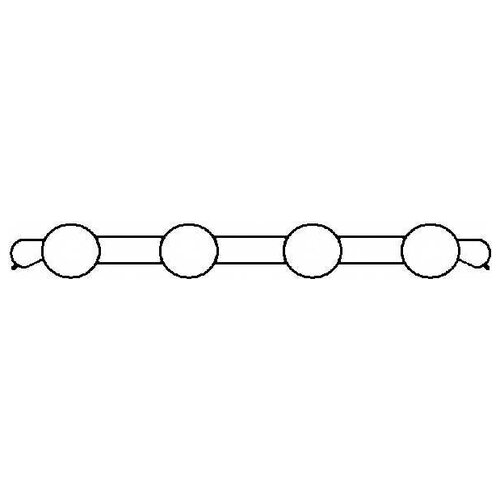13 1201 00_прокладка коллектора впускного!\ Rover 218/75/45/MG 1.8 16V 95> AJUSA 13120100