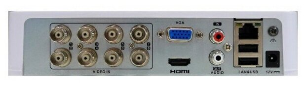 Видеорегистратор HiWatch 8-ми канальный гибридный HD-TVI c технологией AoC - фото №2