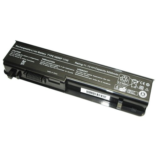 Аккумуляторная батарея для ноутбука Dell Studio 1745 (U150P) 11.1V 5200mAh черный OEM