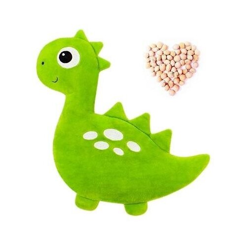 Развивающая игрушка-грелка Динозавр Мякиши 4779319 . мякиши развивающая игрушка грелка жираф