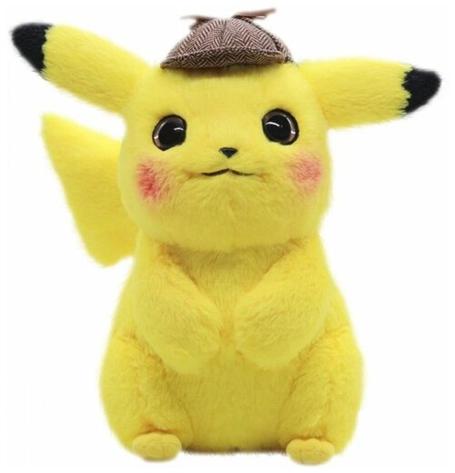 Мягкая игрушка Пикачу Детектив (Pokémon Detective Pikachu) 30 см