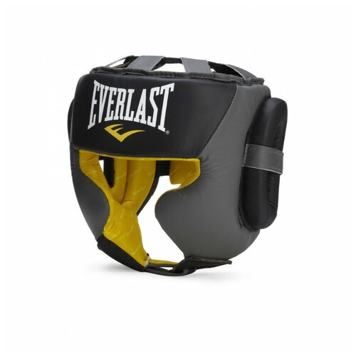Шлем Everlast Sparring SM черный, серый. боксерский шлем title boxing sparring headgear black m