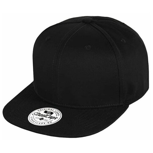 фото Бейсболка / street caps / 001-6-1-001-000c шестипанельная однотонная хлопковая / белый / (one size)