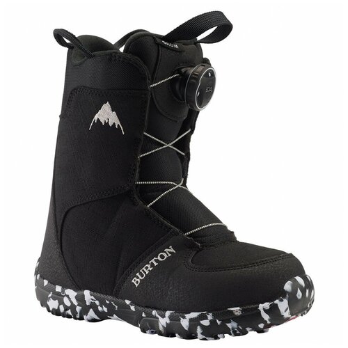 фото Детские сноубордические ботинки burton grom boa 3k, black