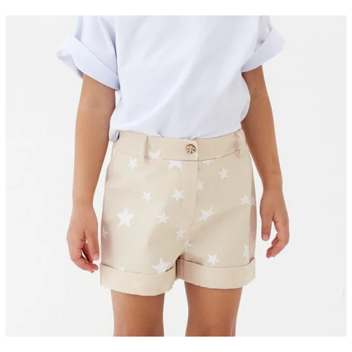 фото Велосипедки minaku, размер 98, бежевый