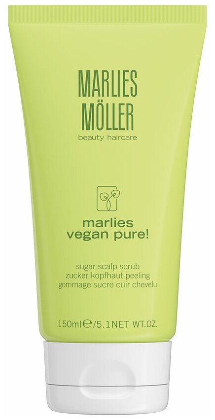 Marlies Moller VEGAN PURE Сахарный скраб для кожи головы, 150 мл