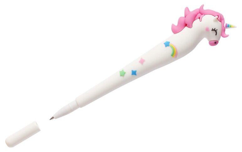 Ручка шариковая Meshu Unicorn (0.5мм, синий цвет чернил, большой корпус, софтач) 1шт. (296415)