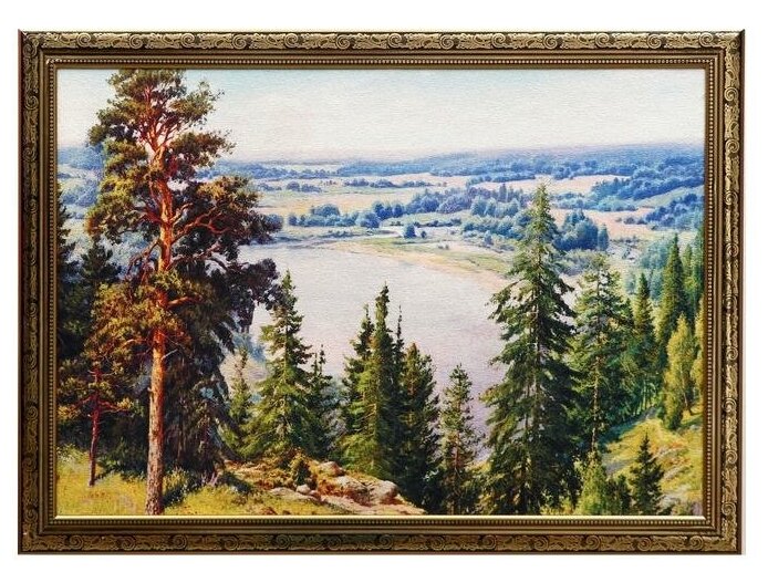Гобеленовая картина "Река" 53*73 см 1977976