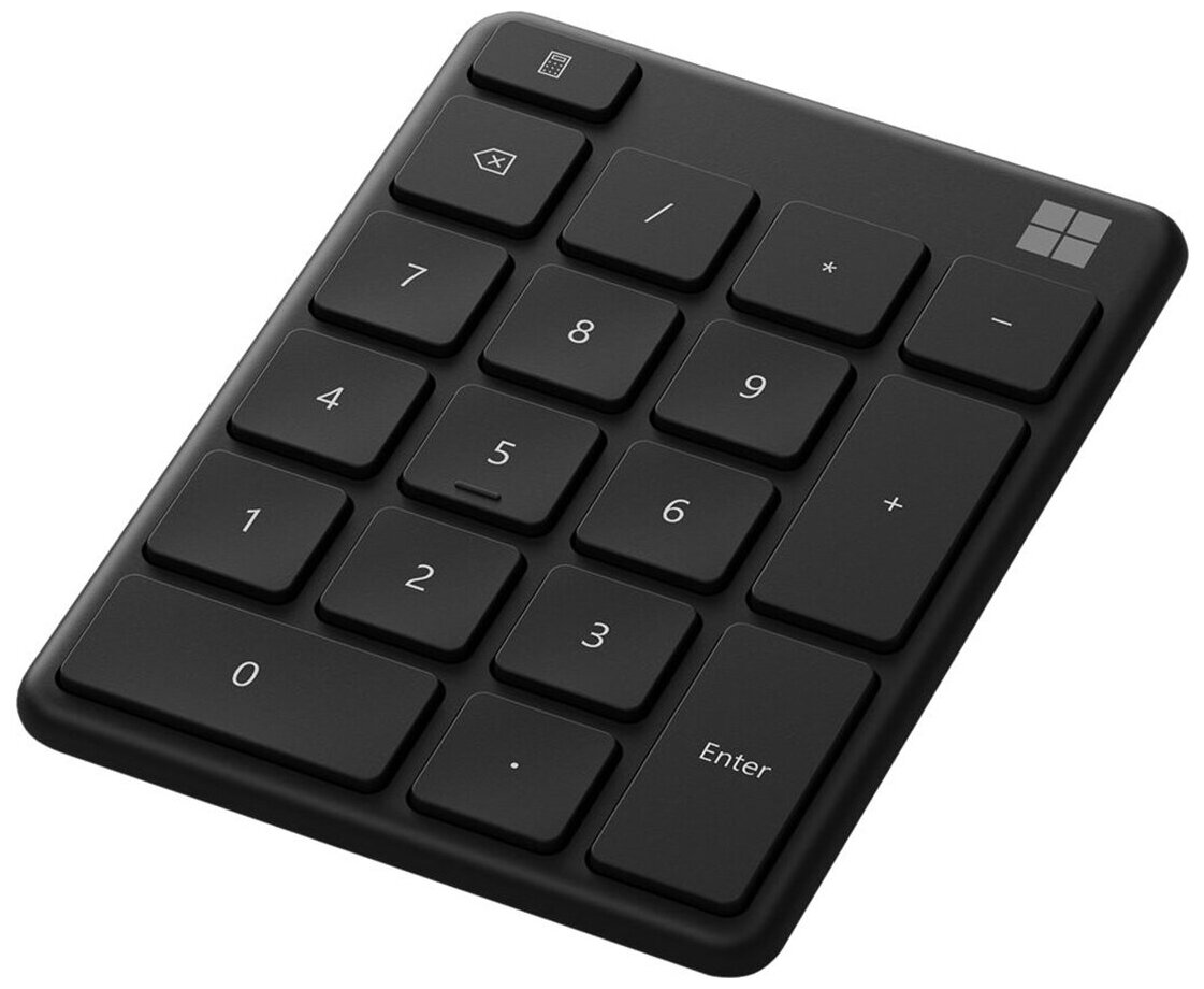 Цифровой блок беспроводной Microsoft Number Pad Bluetooth Черный 23O-00006