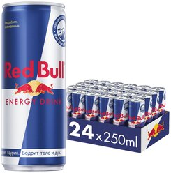 Энергетический напиток Red Bull, 0.25 л, 24 шт.