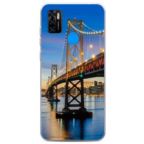 фото Силиконовый чехол "мост сан-франциско" на zte zte blade a7s 2020 / зте блейд a7s 2020 case place