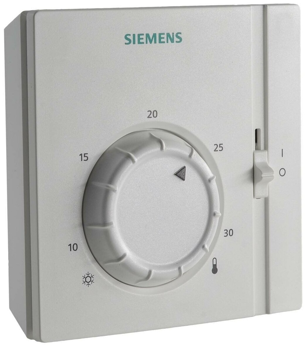 Термостат электромеханический комнатный С переключателем ВКЛ/выкл SIEMENS RAA31 S55770-T221