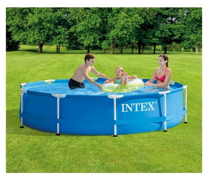 Каркасный бассейн Intex Metal Frame Pool 305x76 см 28200 - фотография № 10