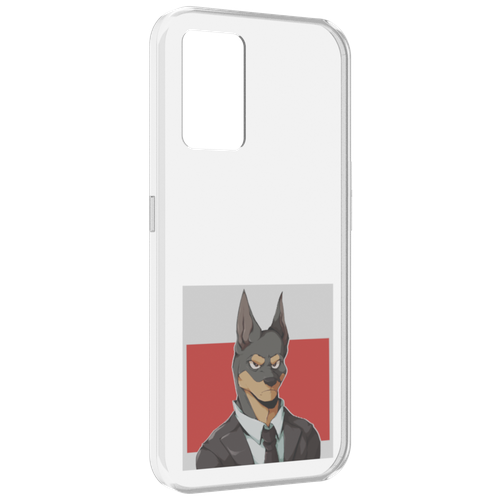 Чехол MyPads офисный работник собака для Oppo K10 4G задняя-панель-накладка-бампер чехол mypads офисный работник собака для oppo reno 7 4g задняя панель накладка бампер
