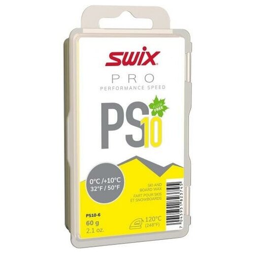 фото Мазь скольжения парафин swix ps10-6 yellow, (+10-0 c), 60 g