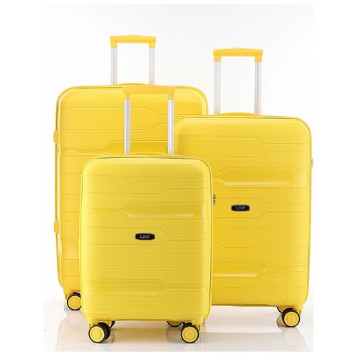 фото Набор чемоданов ambassador classic желтого цвета