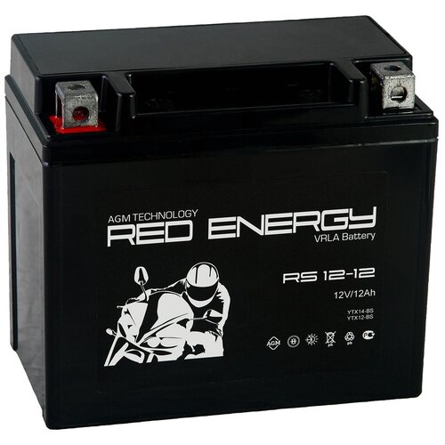 Аккумулятор RED ENERGY RS 1212 (12V / 10Ah) [YTX12-BS,YTX14-BS] для мотоцикл / квадроцикл