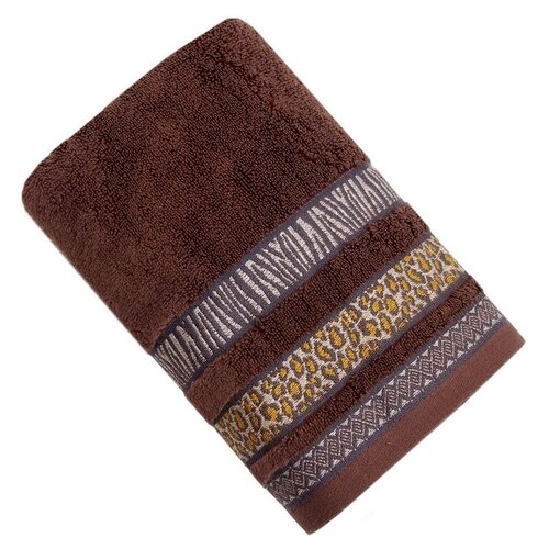 фото Tana home collection полотенце naomi цвет: тёмно-коричневый (50х90 см) br41888