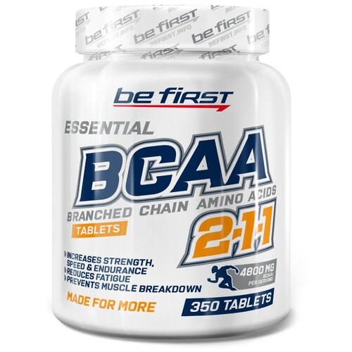 BCAA Be First Tablets, без вкуса