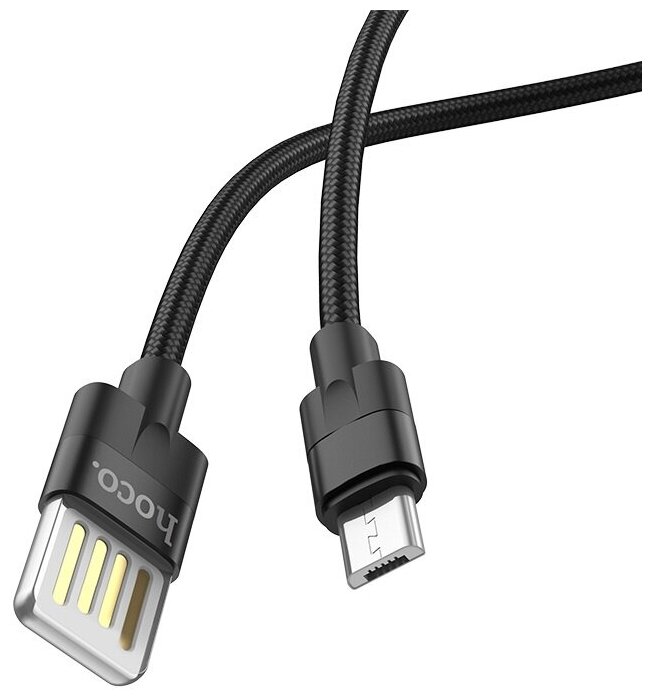 USB Hoco U55 Outstanding Micro (L=1м) черный