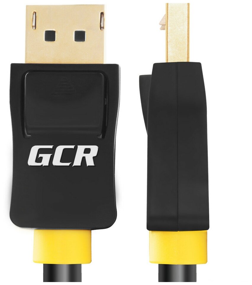 Кабель GCR DisplayPort v1.2 (GCR-DP2DP), 7 м, 1 шт., черный - фотография № 5