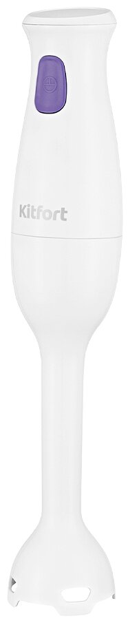 Блендер погружной Kitfort КТ-3039-1, бело-фиолетовый - фотография № 3