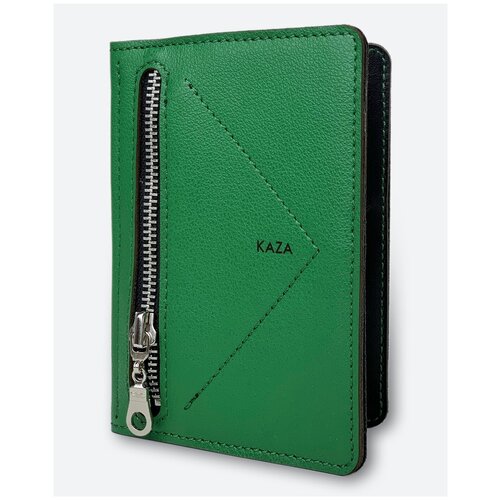 Документница для паспорта KAZA, зеленый документница для паспорта kaza коричневый