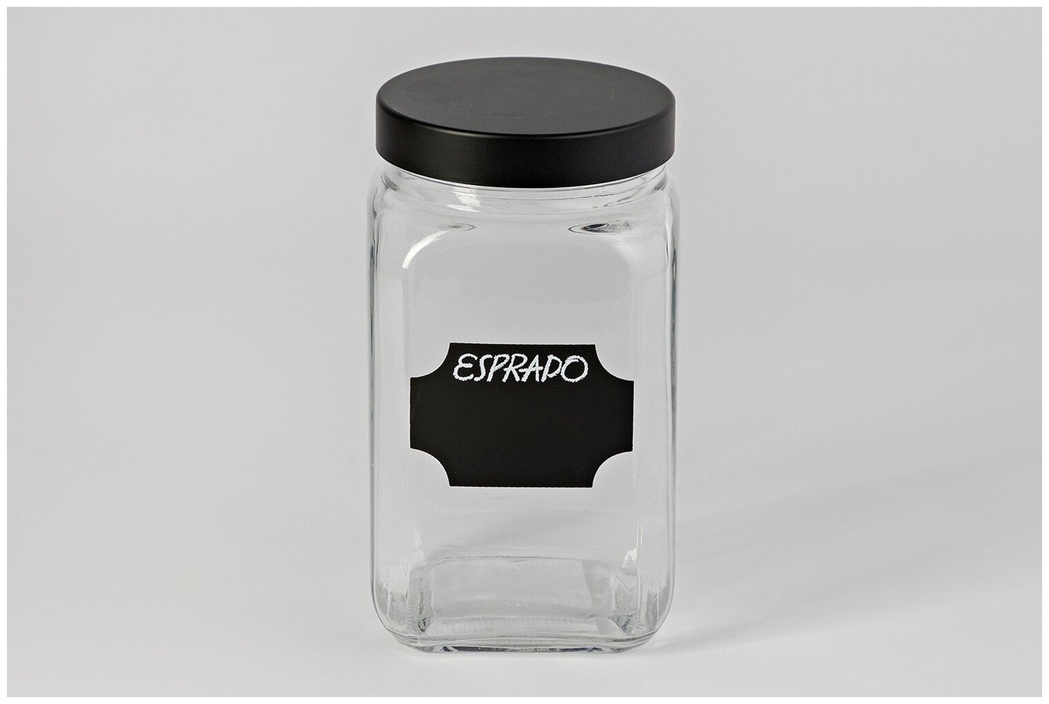 Банка для сыпучих продуктов Esprado Fresco 1200 мл стекло цвет прозрачный - фото №3