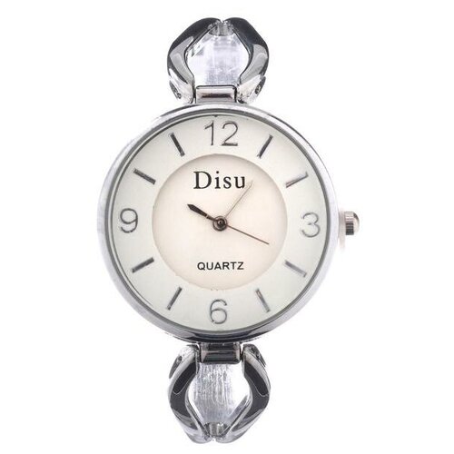 фото Часы наручные женские disu, d:3 см , вращающийся циферблат, микс