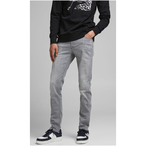 фото Jack & jones, брюки мужские, цвет: серый, размер: 34/34