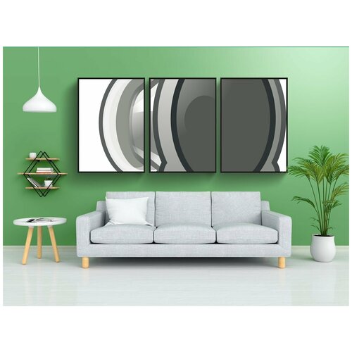 фото Набор модулных постеров для интерьера "громкоговоритель, мультфильм, звук" 60x90 см. в тубусе, без рамки lotsprints