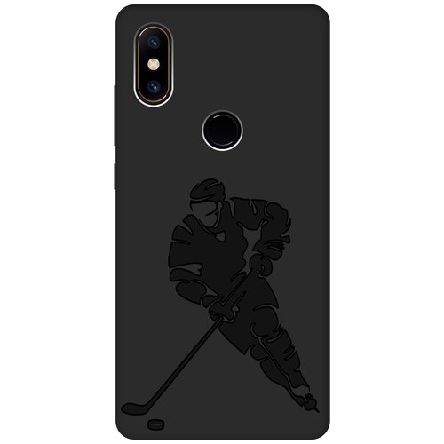 фото Матовый чехол climbing для xiaomi mi mix 2s / сяоми ми микс 2 эс с эффектом блика черный re:pa