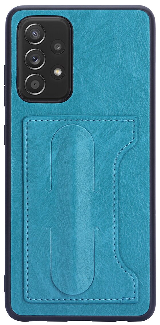 Чехол накладка G-Case Slim Premium с функцией подставки для Samsung Galaxy A52 SM-A525F, голубая