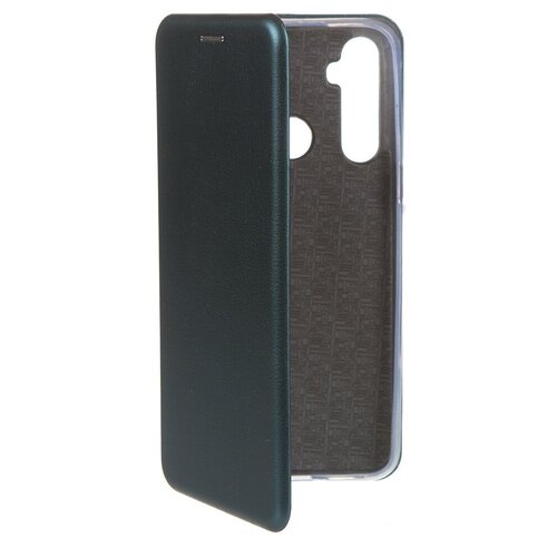 фото Чехол zibelino для realme 5 / 6i / c3 book emerald zb-rlm-5-eml