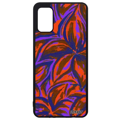 фото Защитный чехол на мобильный // samsung galaxy a41 // "цветочный узор" лепестки стиль, utaupia, светло-зеленый