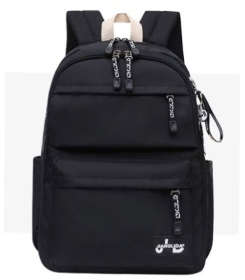 Рюкзак школьный для девочки Dokoclub черный / Рюкзак школьный для девочек подростков