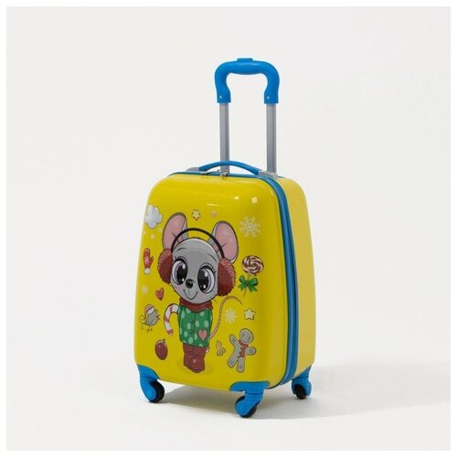 фото Чемодан , ручная кладь, желтый нет бренда