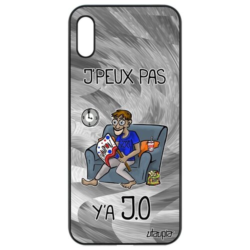 фото Красивый чехол для смартфона // honor 8a // "не могу - олимпийские игры!" спорт принт, utaupia, серый