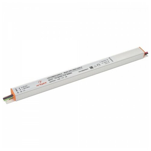 Блок питания ARV-12024-LONG-D (12V, 2A, 24W) (Arlight, IP20 Металл, 2 года)