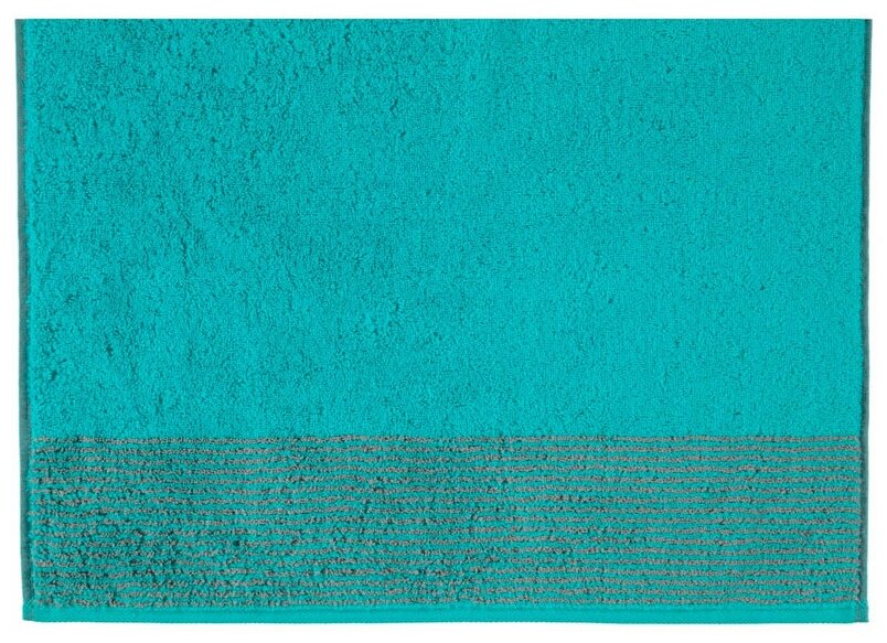 Полотенце махровое Cawo Two-Tone 50x100см, цвет бирюзовый - фотография № 4