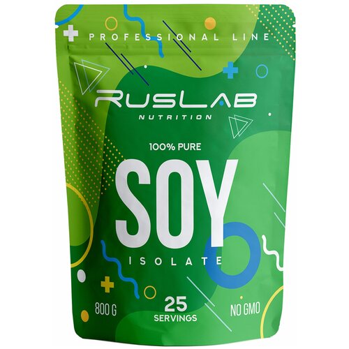 Соевый изолят SOY ISOLATE, протеин для вегетарианцев и веганов (800 гр), вкус шоколад