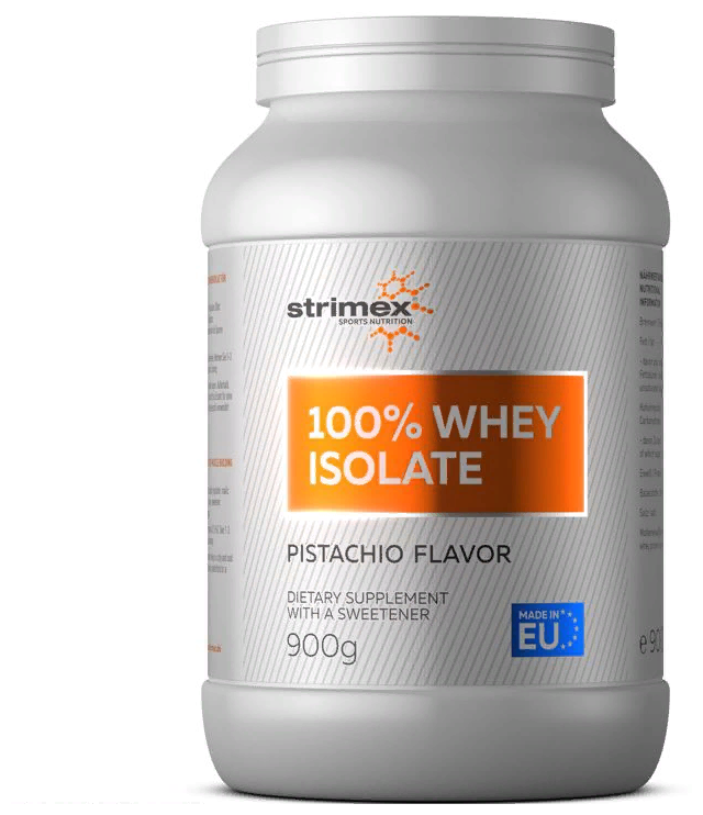 Протеин изолят Strimex 100% Whey Isolate шоколад 900 гр.