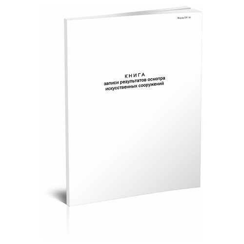 фото Книга записи результатов осмотра искусственных сооружений (форма пу-30) - центрмаг