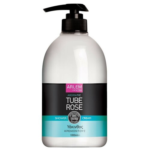 Крем для душа с ароматом туберозы ARLEM, Греция, пластеклянная бут, 1 л