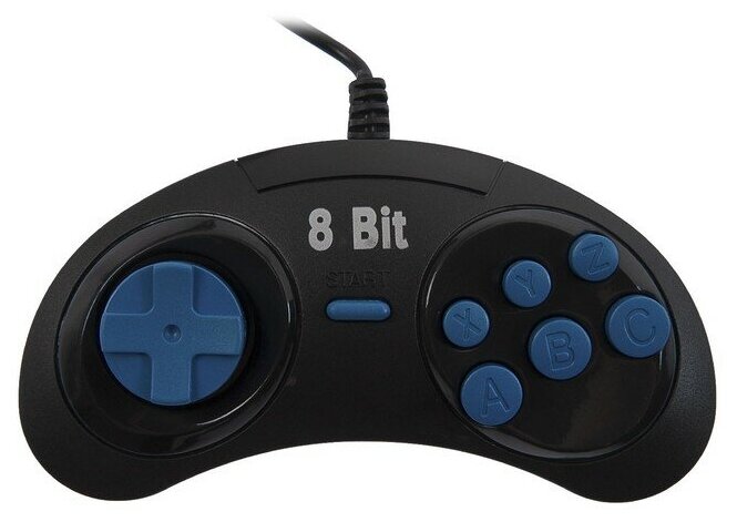 Dendy Геймпад для Dendy 8-bit 9pin узкий разъем черный